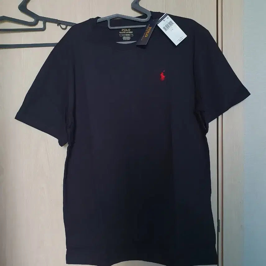[BUNJANG] Polo Ralph Lauren Black Short Sleeve T-Shirt L / (새상품) 폴로 랄프로렌 블랙 반팔티 L_폴로 반팔티 블랙