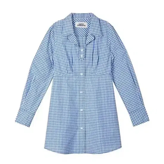 [BUNJANG] Lucky Chouette Striped Mini Dress / 럭키슈에뜨 블라우스 원피스 스트라이프 미니