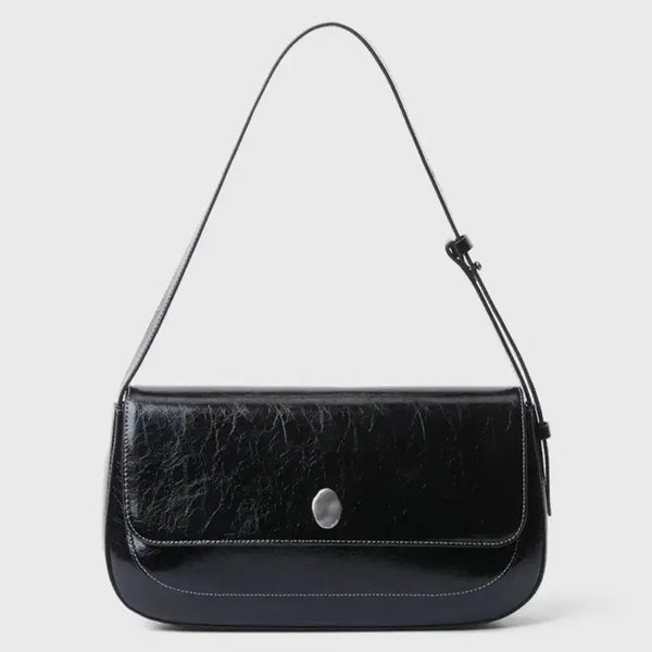 [BUNJANG] OSTKAKA Cadell Baguette Black Bag / 오스트카카 카델 바게트 블랙