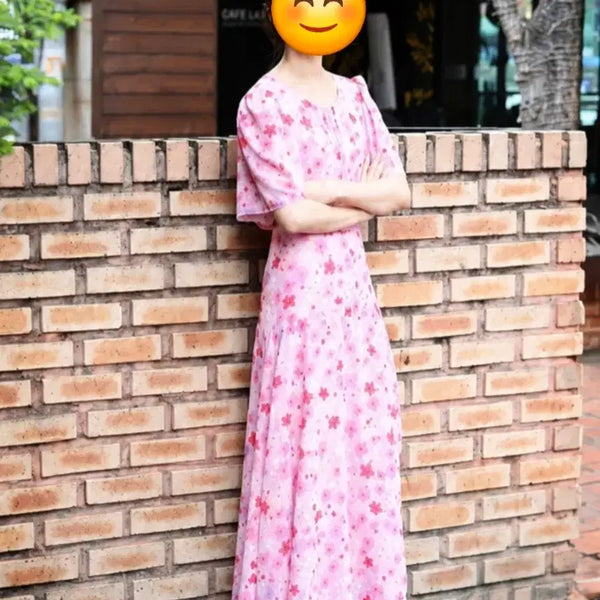 [BUNJANG] Johnny Hates Jazz Floral Chiffon Long Dress Size 36 / 쟈니헤잇재즈 플로럴 쉬폰 롱원피스 36사이즈