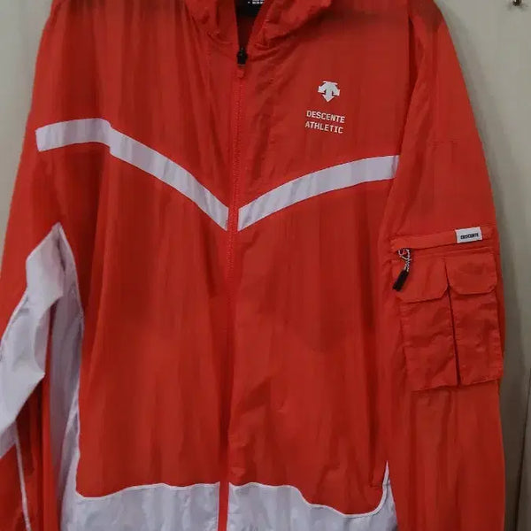 [BUNJANG] Descente Windbreaker Orange Size S / 데상트 바람막이 오렌지 S 상타좋음
