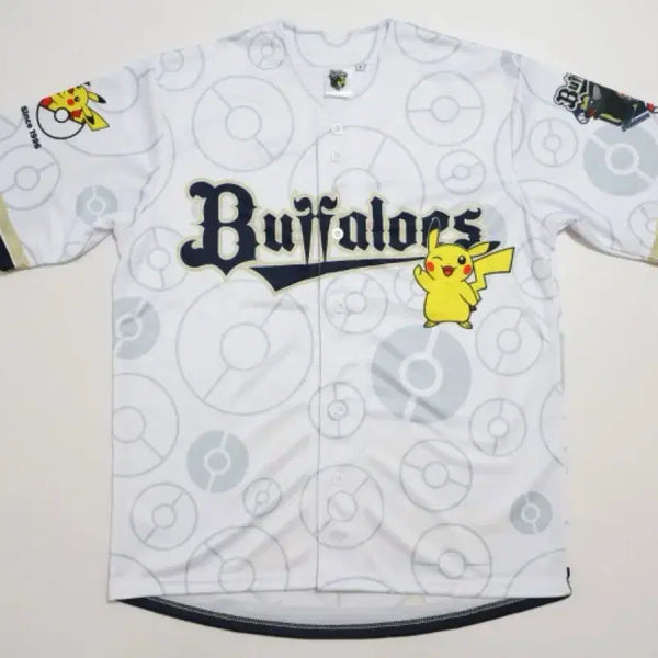 [BUNJANG] Orix Pikachu 30th Anniversary Limited Edition Baseball Jersey / [L] 오릭스 포켓몬 30주년 피카츄 유니폼