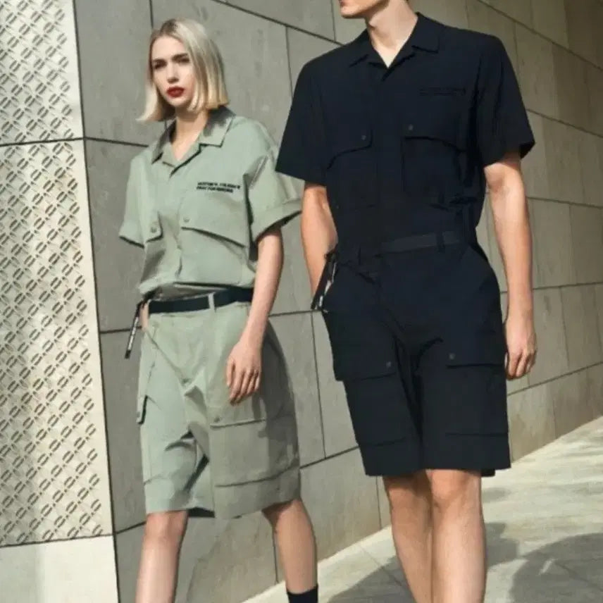 [BUNJANG] G/Fore Men's Golf Wear Oversized Jumpsuit L (No Label) / [지포어] 남성골프웨어 오버핏 점프수트 L사이즈(라벨없음)
