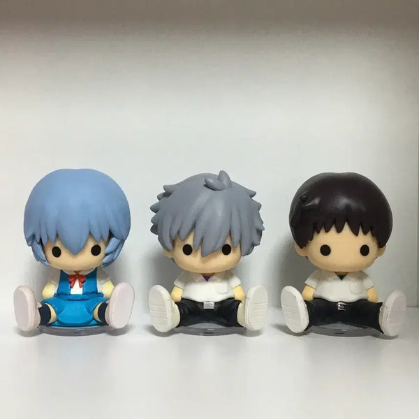 [BUNJANG] Re-ment Evangelion Peta Doll Figures Ray Kaworu Shinji Bundle Set / 에반게리온 리멘트 페타돌 피규어 레이 카오루 신지 일괄
