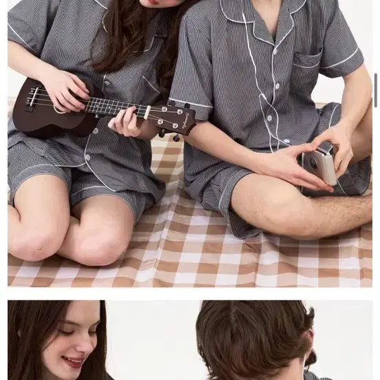 [BUNJANG] Dossi Summer Short-Sleeve Pajamas / 도씨 여름 반팔 잠옷