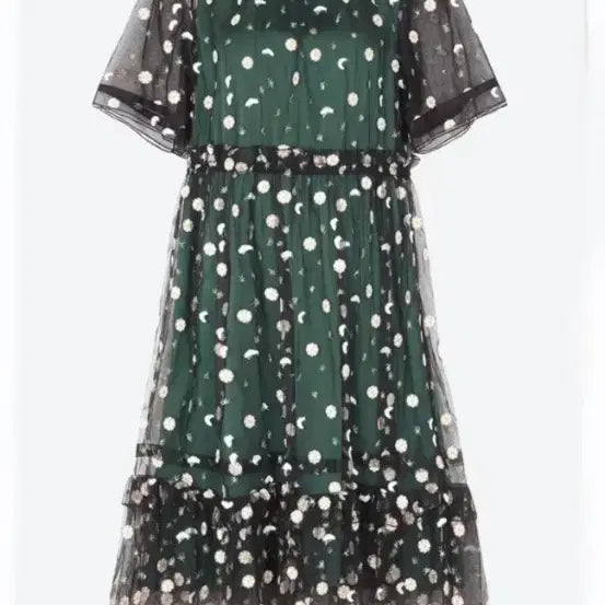 [BUNJANG] SJSJ Dark Green Lace Dress / 상태최상)SJSJ 원피스 오브제미샤마인타임오즈세컨헤지스시슬리레니본듀엘구호
