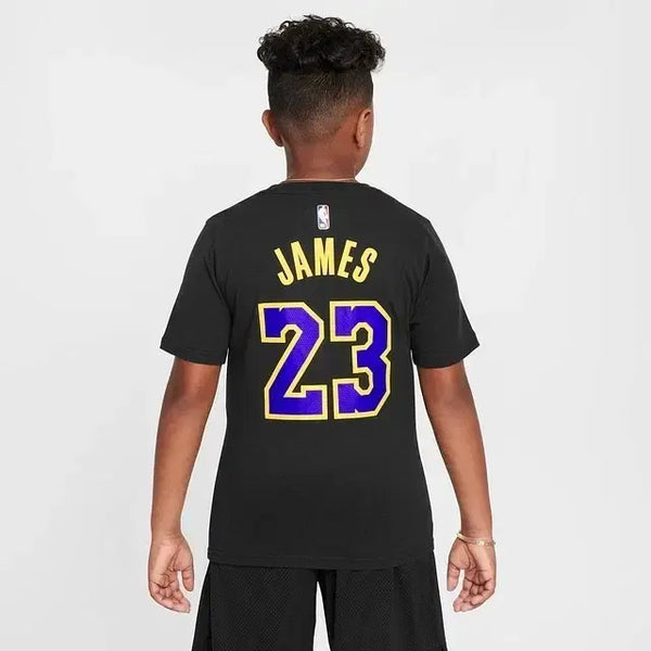 [BUNJANG] Nike NBA LA Lakers LeBron James #23 T-Shirt (Black) / 나이키 (2장 가격) NBA LA 반팔 티셔츠