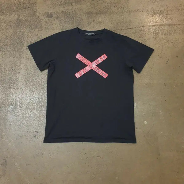 [BUNJANG] Dolce & Gabbana Logo Point Black T-shirt L / 돌체앤가바나 로고 포인트 반팔티 블랙 L