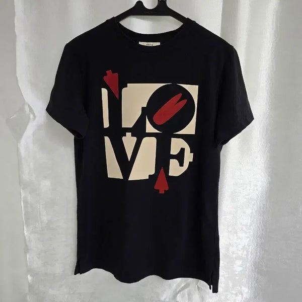 [BUNJANG] SYSTEM Logo Printing Short Sleeve T-Shirt Black / SYSTEM 시스템 로고 프린팅 반팔티 블랙 (2265)