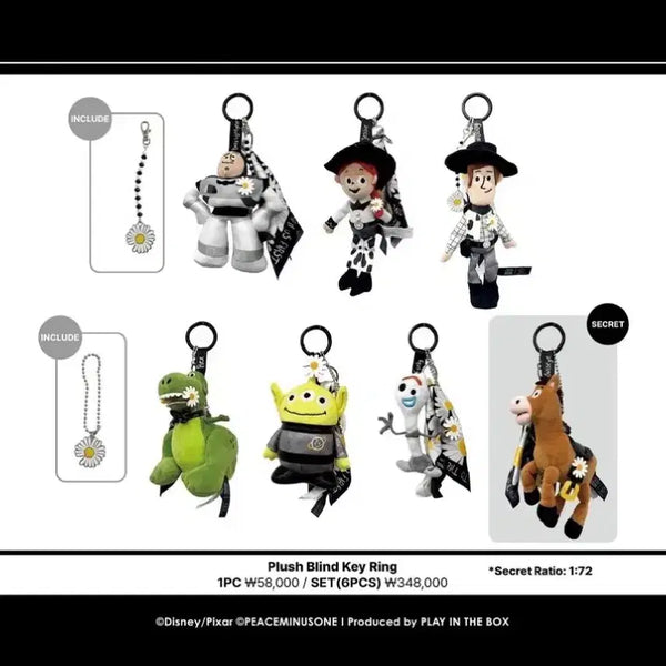 [BUNJANG] PEACEMINUSONE x Toy Story Collaboration Keychain / [새상품] 피스마이너스원 토이스토리 지디 콜라보 키링