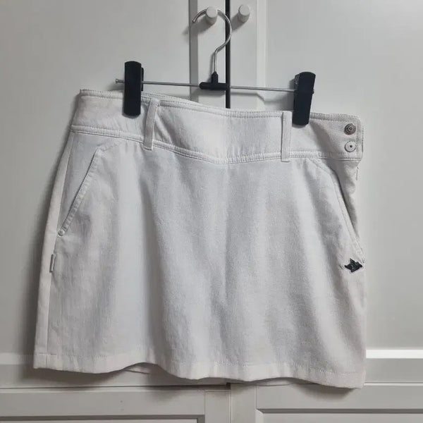 [BUNJANG] PEARLY GATES White Golf Skirt Size 1 / 파리게이츠 화이트 골프 치마 스커트 1사이즈 67센티 26인치