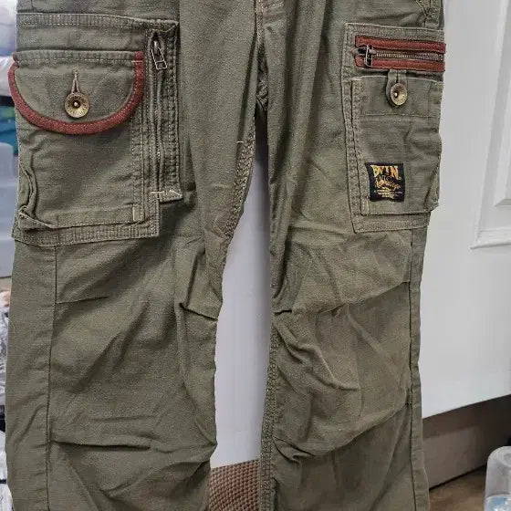 [BUNJANG] EDWAN Cargo Pants Khaki / 에드원 카고 팬츠 카키색
