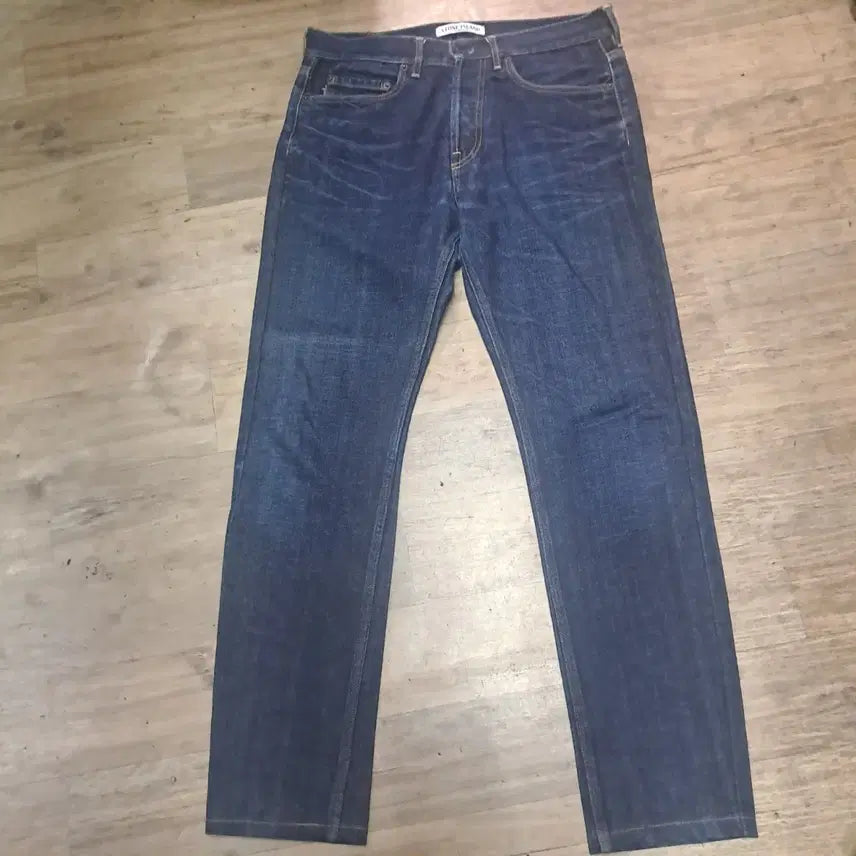 [BUNJANG] Stone Island Dark Blue Washed Jeans / 스톤아일랜드 청바지 다크 블루