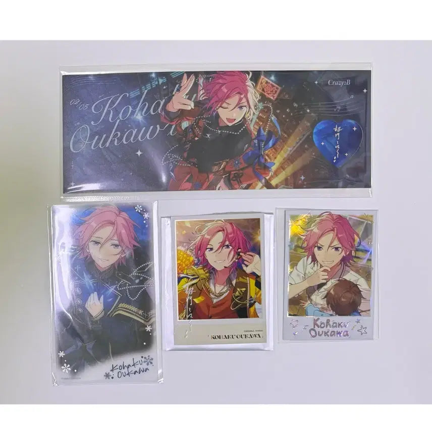 [BUNJANG] Ensemble Stars! Hiiragi Kohaku Prologue Polaroids & Goods Bundle / 앙스타 코하쿠 별의시서 서장 프롤로그 폴라 심열티켓 겨울판타지 클리어카드