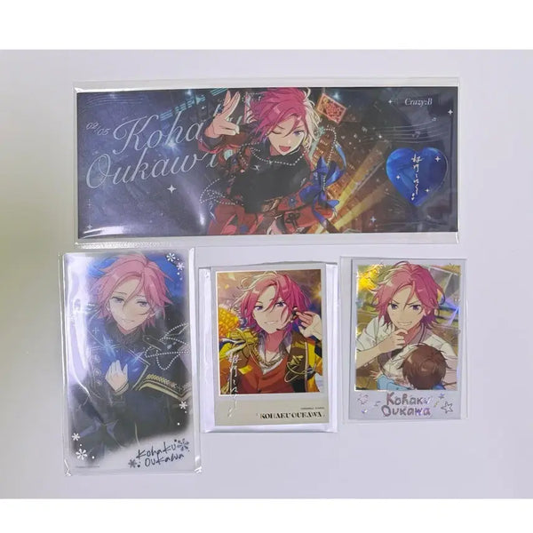 [BUNJANG] Ensemble Stars! Hiiragi Kohaku Prologue Polaroids & Goods Bundle / 앙스타 코하쿠 별의시서 서장 프롤로그 폴라 심열티켓 겨울판타지 클리어카드