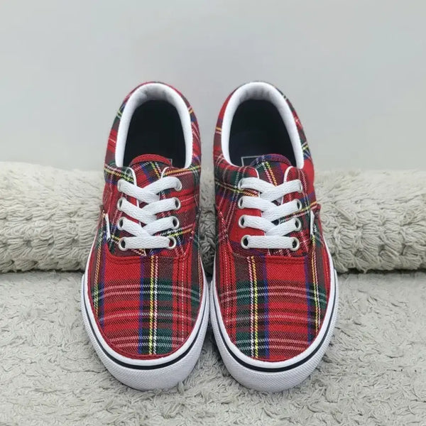 [BUNJANG] Vans Era Comfort Tartan Check Red 230 / 반스 에라 컴포트 타탄체크 레드 230