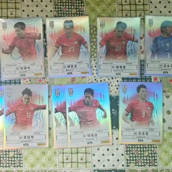 [BUNJANG] K League Panini National Team Cards Bundle Set (14 Cards) / 2026 k리그 파니니 국대 카드 14장 일괄판매