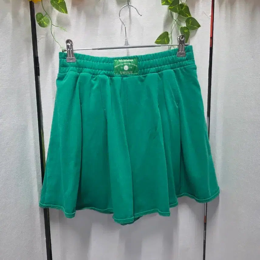 [BUNJANG] Ben Sherman Green Cotton Blend Banded Waist Shorts Size 64 / 벤셔먼반바지