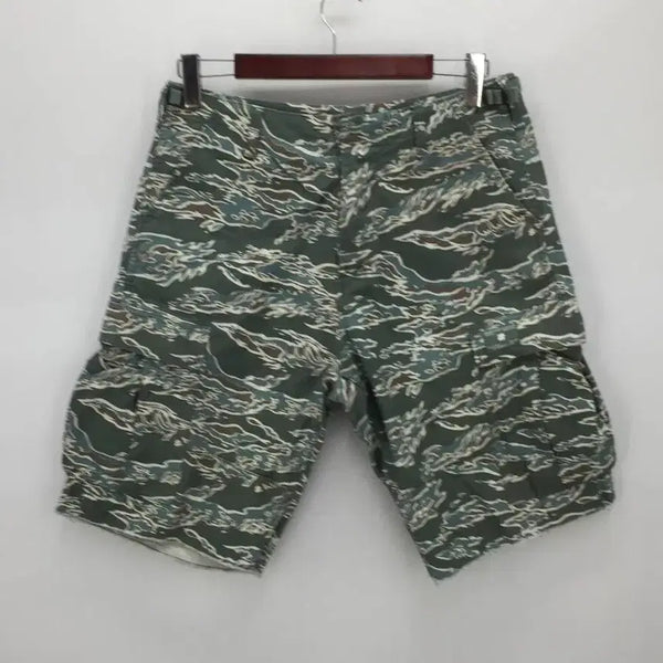 [BUNJANG] UNDEFEATED 21SS Tiger Camo Cut-off Cargo Shorts (Size 32) / [ 32] 언디핏 21SS 타이거 카모 컷오프 카고 반바지