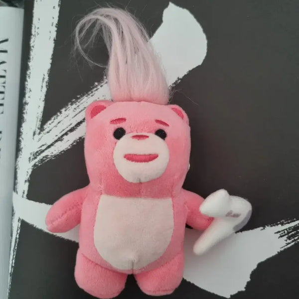 [BUNJANG] Valley Bear JMW Collaboration Keyring Pink Bag Charm Doll / 밸리곰 JMW 콜라보 키링 핑크 가방걸이 인형