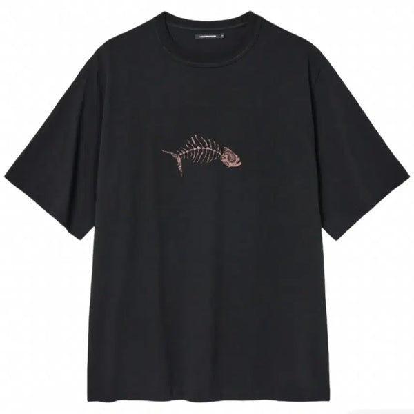 [BUNJANG] Haechi Room Paisley Bone Short Sleeve T-Shirt / 해칭룸 페이즐리 본 반팔티