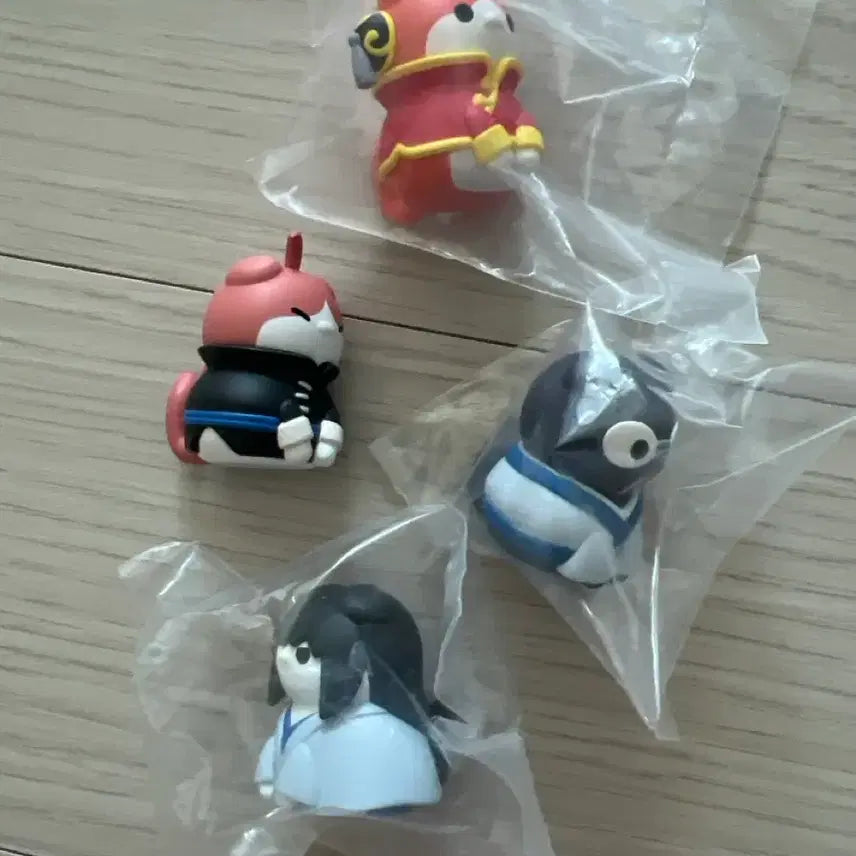 [BUNJANG] Gintama Charactarium Megacats Figure Set (4 Figures) / 은혼 캐릭터 메가캣 피규어 4개 세트