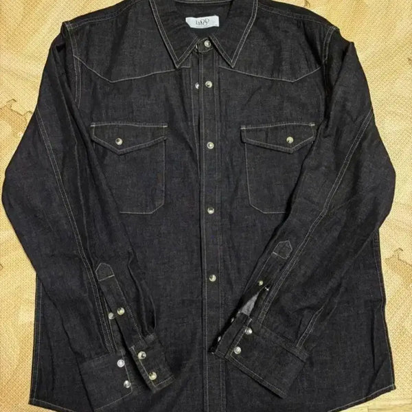 [BUNJANG] Elwood Western Denim Shirt Indigo / 엘무드 웨스턴 데님셔츠 인디고