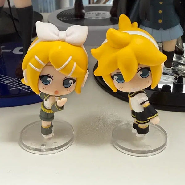 [BUNJANG] Vocaloid Kagamine Rin & Len Kocchimuite Gacha Figure Bundle Set / [개봉전시 일괄] 보컬로이드 카가미네 린 렌 콧치무이테 가챠 피규어
