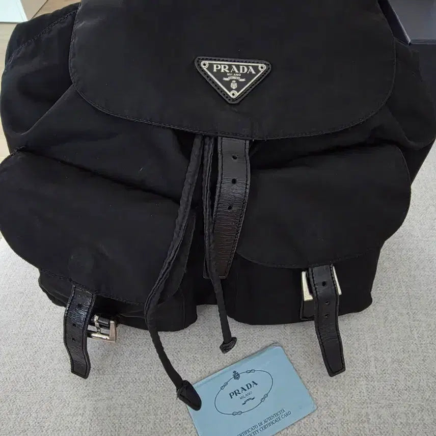 [BUNJANG] Vintage Prada Nylon Backpack Medium / 빈티지 프라다 백팩 미듐