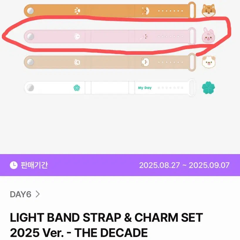[BUNJANG] Day6 Watch Custom Premium Full Set + 5th Gen Custom / 데이식스 워치 커스텀 쁘멀 필 풀 셋 + 5기 커스텀