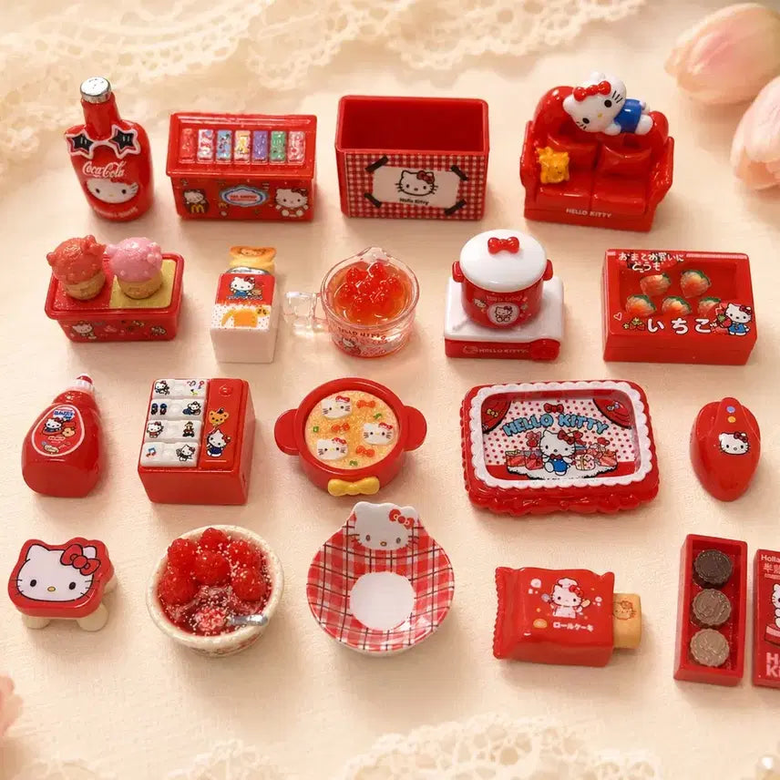 [BUNJANG] Hello Kitty Miniature Set (22 Types) / 키티 미니어처 세트 22종
