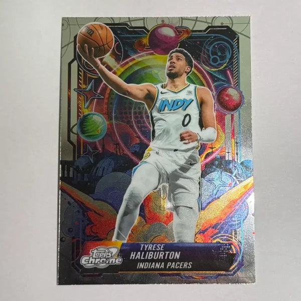 [BUNJANG] Indiana Tyrese Haliburton Cosmic Top Chrome NBA Card / 인디애나 타이리스 할리버튼 탑스크롬 코스믹 NBA카드
