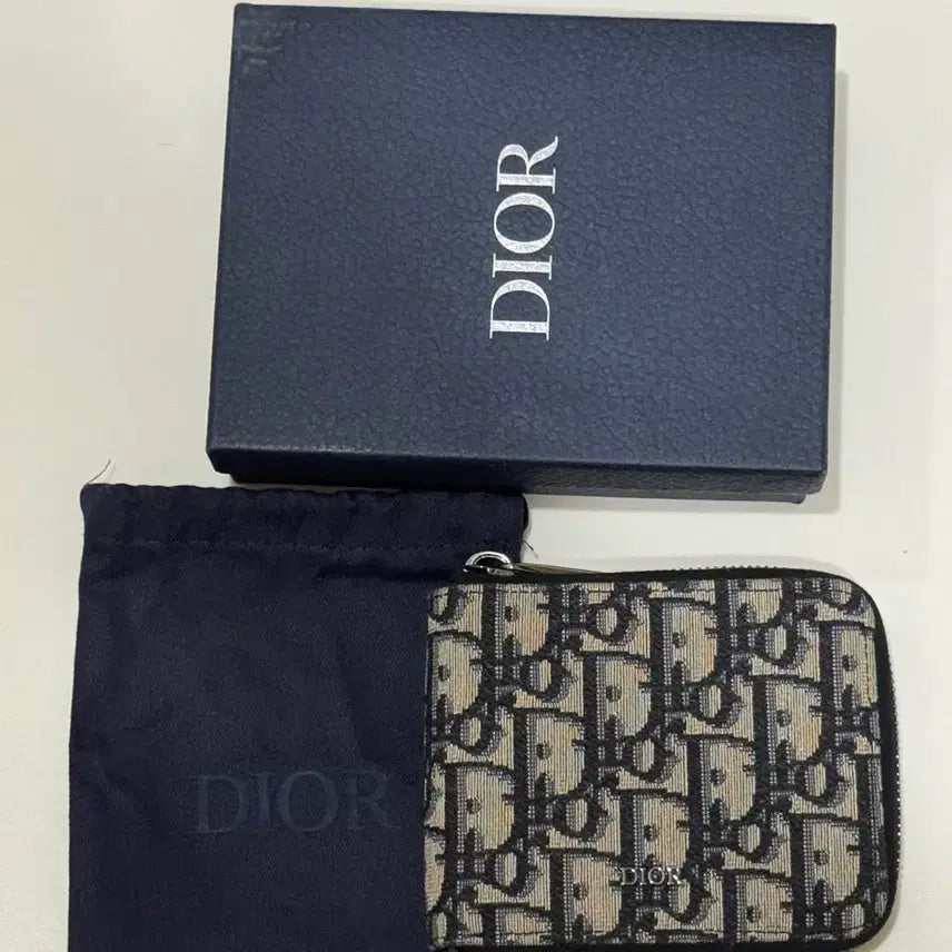 [BUNJANG] Dior Oblique Zipper Wallet / {정품/급처} 디올 오블리크 지퍼 반지갑