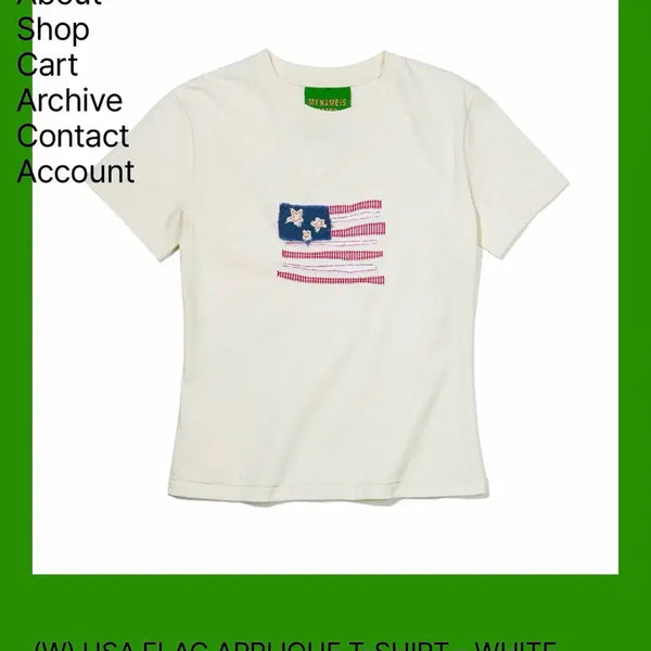 [BUNJANG] My Name Is Peter Half Sleeve T-shirt / 마이네임이즈피터 반팔