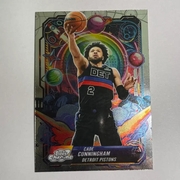 [BUNJANG] Detroit Cade Cunningham Tops Chrome Cosmic NBA Card / 디트로이트 케이드 커닝햄 탑스크롬 코스믹 NBA카드