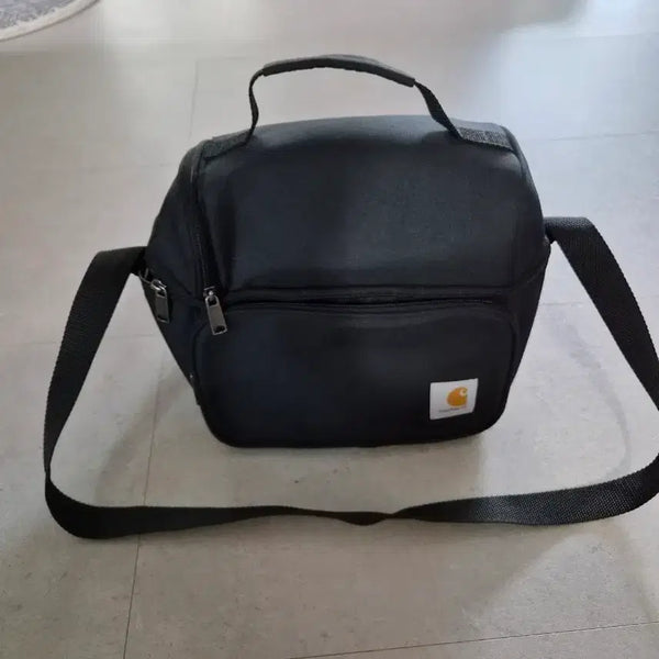[BUNJANG] Carhartt WIP Black Lunch Bag Shoulder Bag 35x25x17 / [가로35,세로25,폭17] 칼하트 코리아 블랙 런치백 숄더백