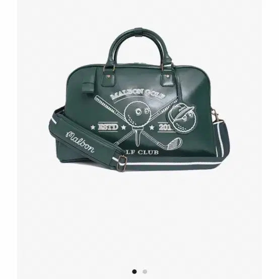 [BUNJANG] Malbon Classic Boston Bag Green / 말본 클래식 보스턴백 정품 그린