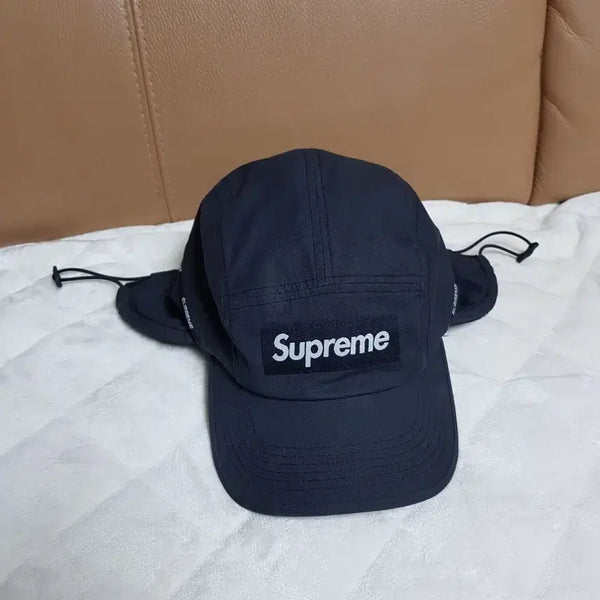 [BUNJANG] Supreme Packable Earflap Camp Cap Hat Black FW22 / 슈프림 패커블 이어플랩 캠프캡 모자 블랙 22FW