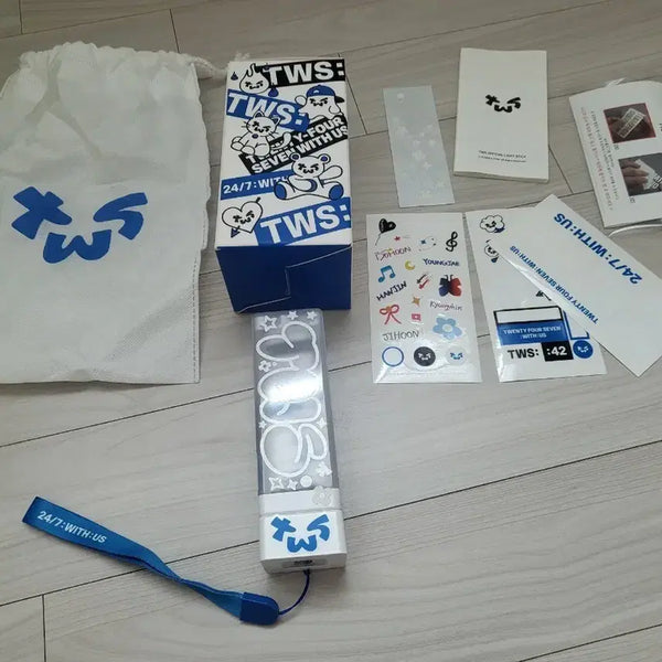 [BUNJANG] TWS Official Light Stick Full Set / 투어스 응원봉 풀 구성 컨디션 최고