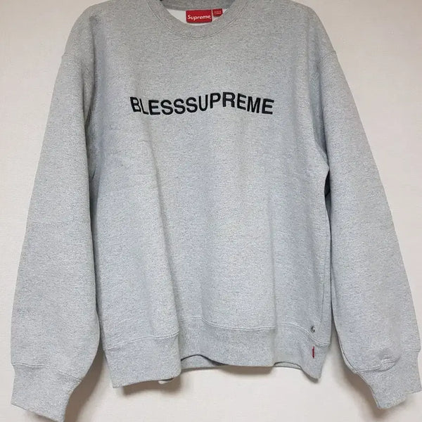 [BUNJANG] Supreme BLESS Sweatshirt Grey 23FW / 슈프림 블레스 맨투맨 티셔츠 그레이 23FW