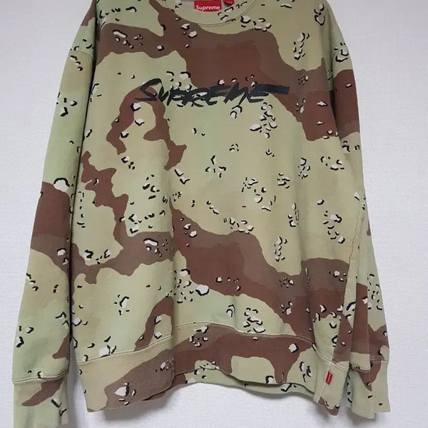 [BUNJANG] Supreme Futura Camo Sweatshirt 20FW / 슈프림 퓨추라 맨투맨 티셔츠 카모 20FW