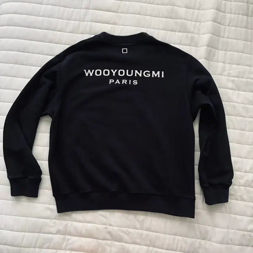 [BUNJANG] Wooyoungmi Back Logo Sweatshirt Size 46 / 우영미 백로고 맨투맨 46