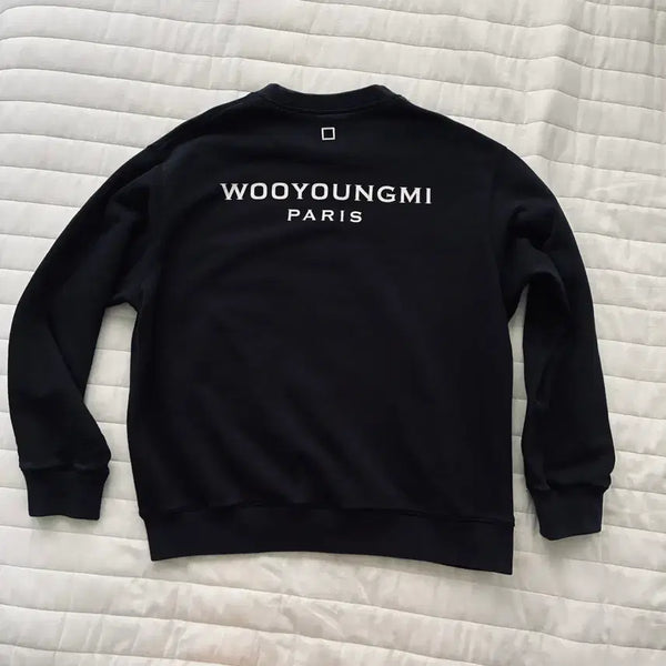 [BUNJANG] Wooyoungmi Back Logo Sweatshirt Size 46 / 우영미 백로고 맨투맨 46