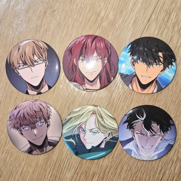[BUNJANG] Dogulwang Can Badge Set (6 Types) / 도굴왕 캔뱃지 6종