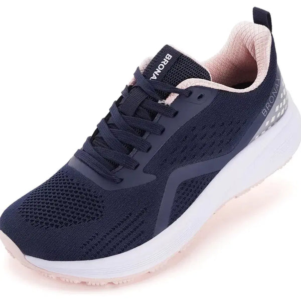 [BUNJANG] Bronax Wide-Toe Running Shoes Navy EU 41 / US M 8 / W 9.5 / Bronax 와이드토 러닝화 265 와이드 eu41 m8 w9.5