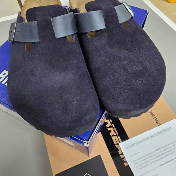 [BUNJANG] Birkenstock Boston Midnight Suede Size 270 New / 버켄스탁 보스턴 미드나잇 270 새상품