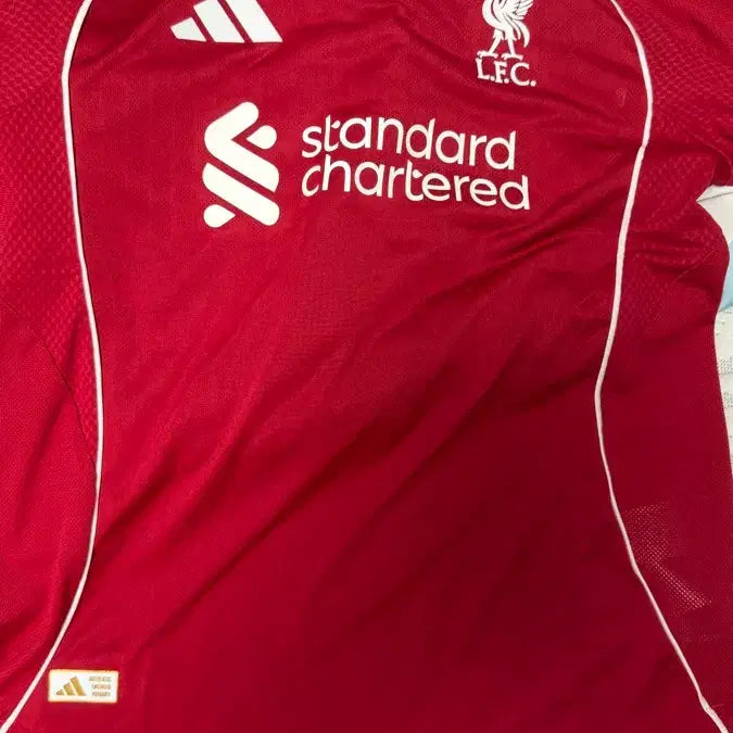 [BUNJANG] Liverpool 25/26 Long Sleeve Authentic Jersey / 리버풀 25/26 긴팔 어센틱