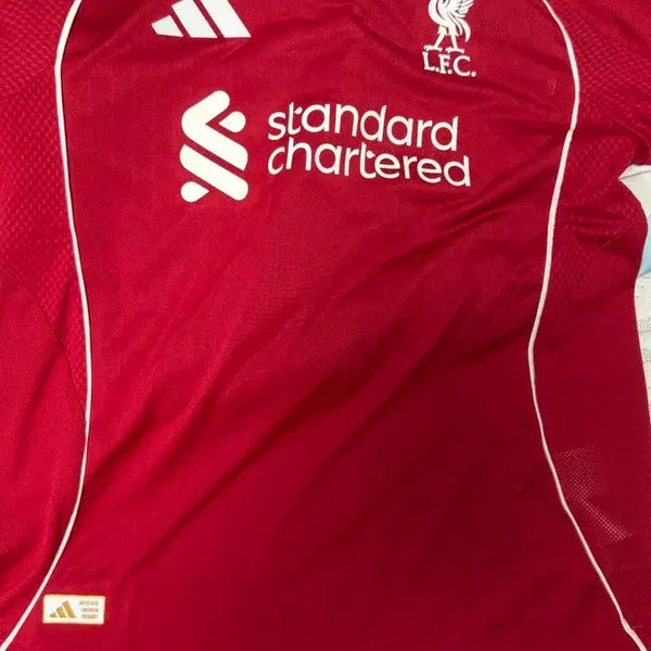 [BUNJANG] Liverpool 25/26 Long Sleeve Authentic Jersey / 리버풀 25/26 긴팔 어센틱