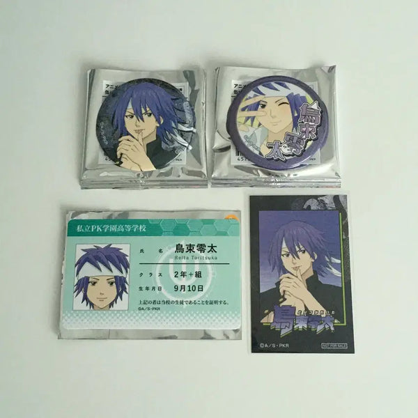 [BUNJANG] The Disastrous Life of Saiki K. Reita Toritsuka Student ID Badge Photocard Set / 사이키 쿠스오의 재난 사이쿠스 토리츠카 레이타 학생증 뱃지 포카 세트