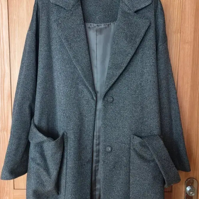 [BUNJANG] 100% Cashmere Coat - Grey / 캐시미어100% 코트 그레이